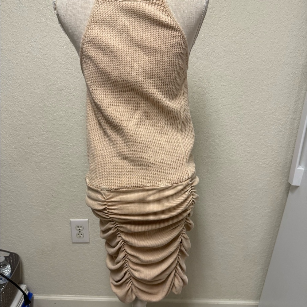 FREE PEOPLE One Thermal Mini Dress Size Large - Picture 8 of 16